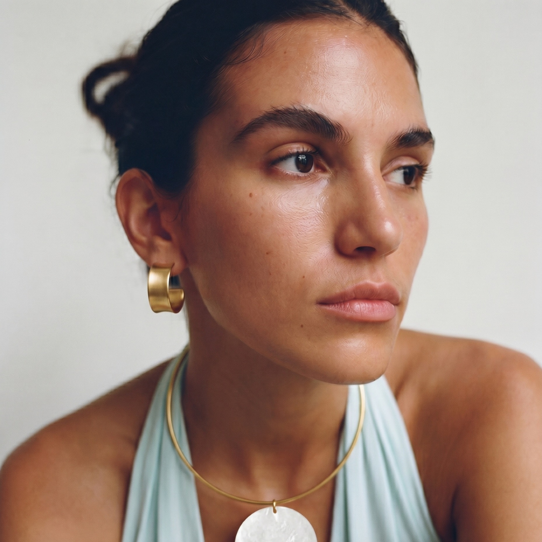Pearl earrings