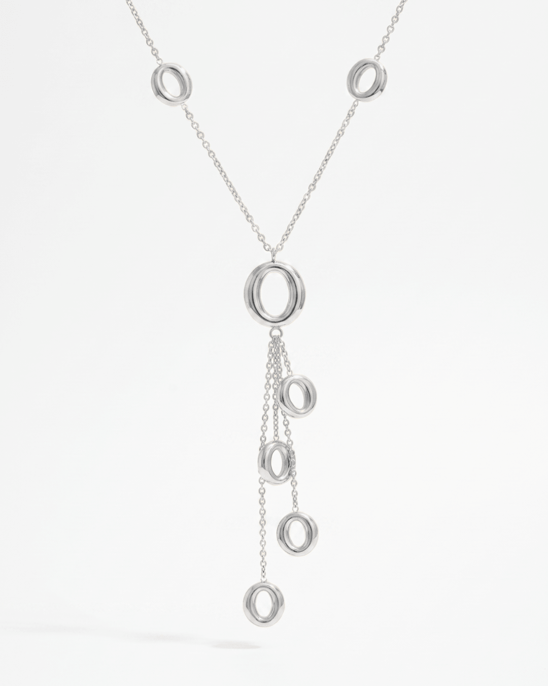Canergie - Lariat Y-drop necklace - Stainless steel