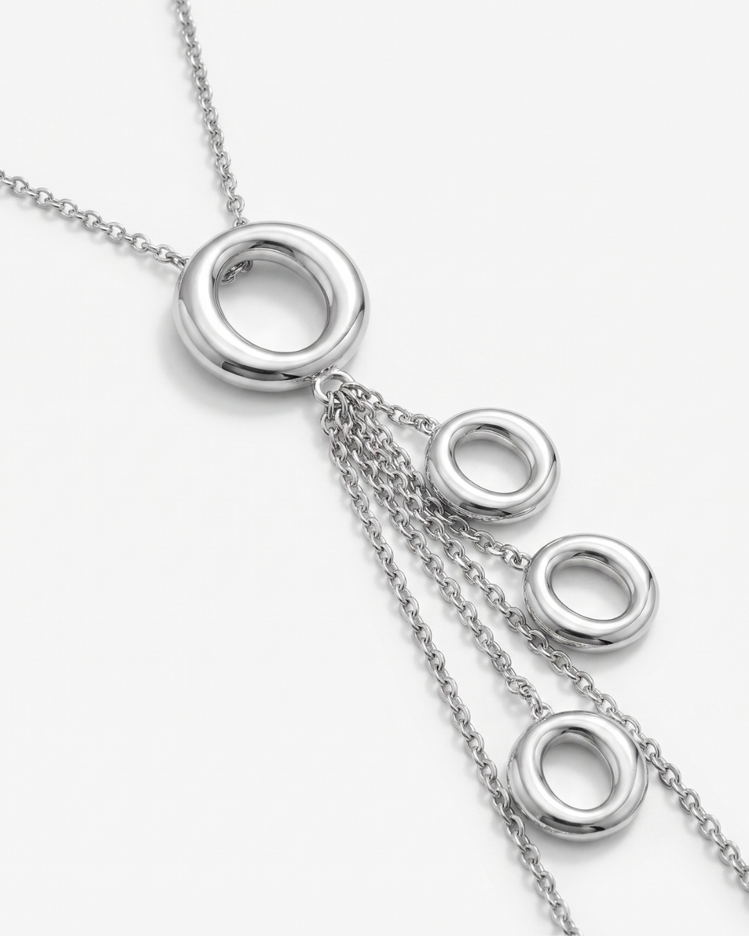 Canergie - Lariat Y-drop necklace - Stainless steel
