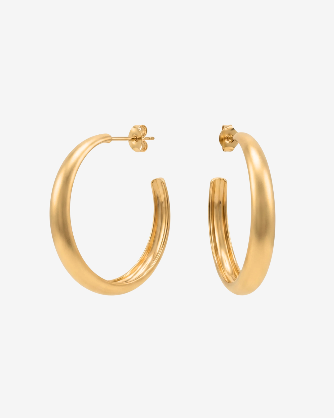 Big hoop earrings small