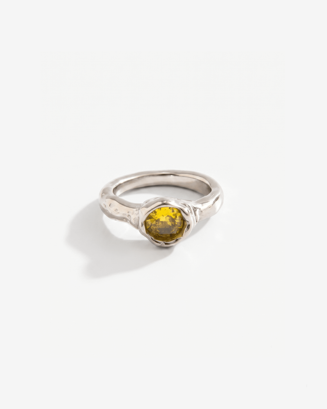 Auburn - Stone ring - Stainless steel