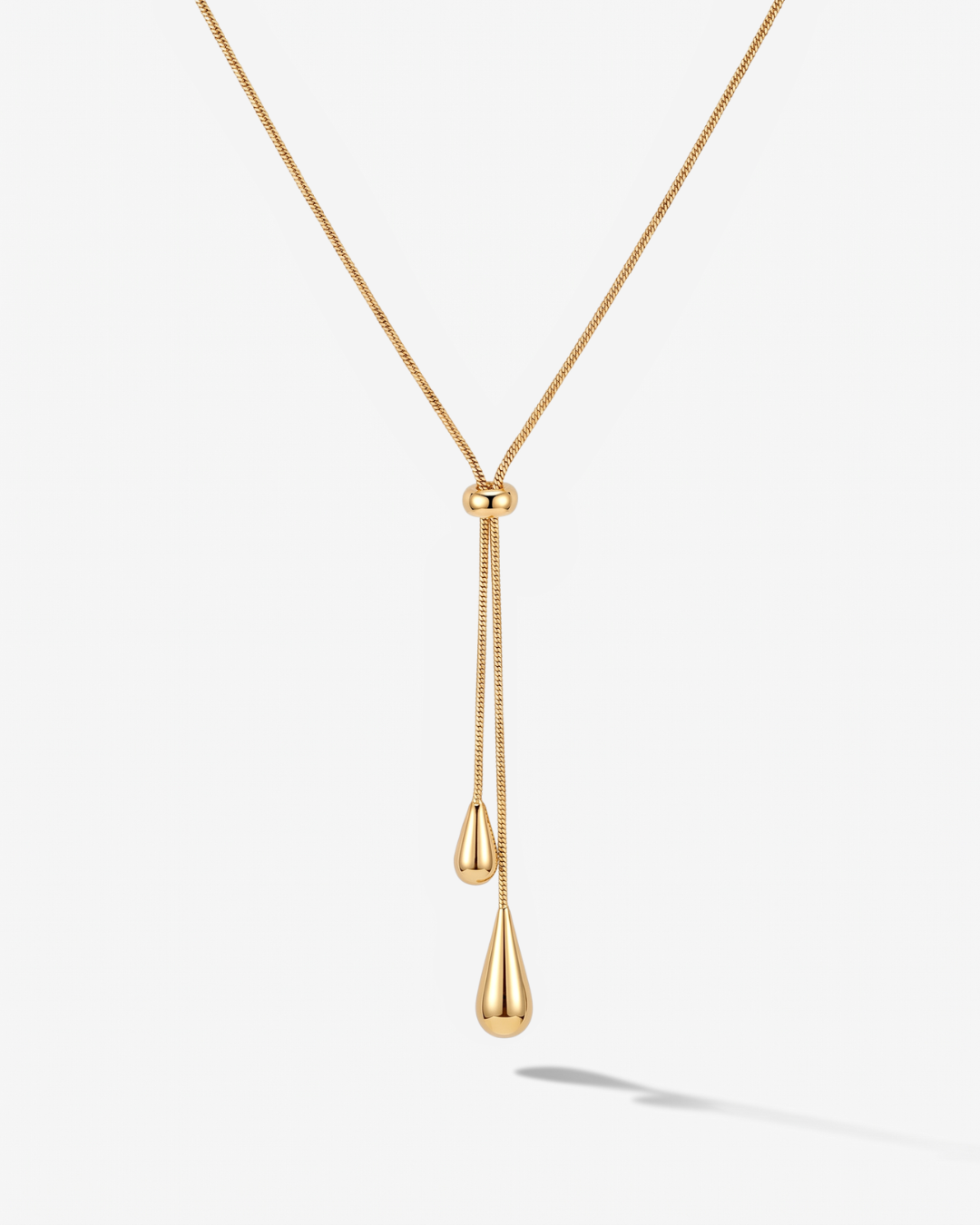 Emy - Adjustable pendant necklace - Stainless steel