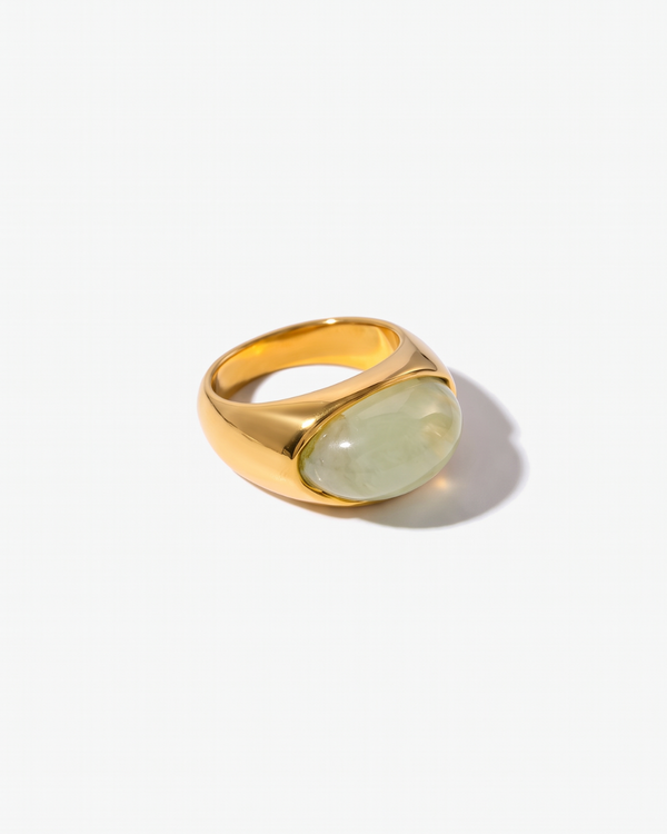 Forlì - Chunky cabochon dome ring - Stainless steel