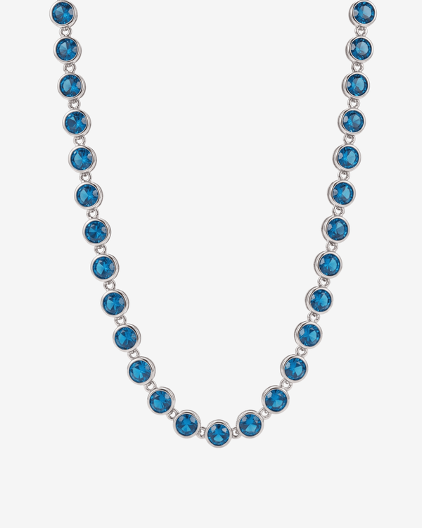 Daisy - Bezel tennis Necklace - Stainless steel