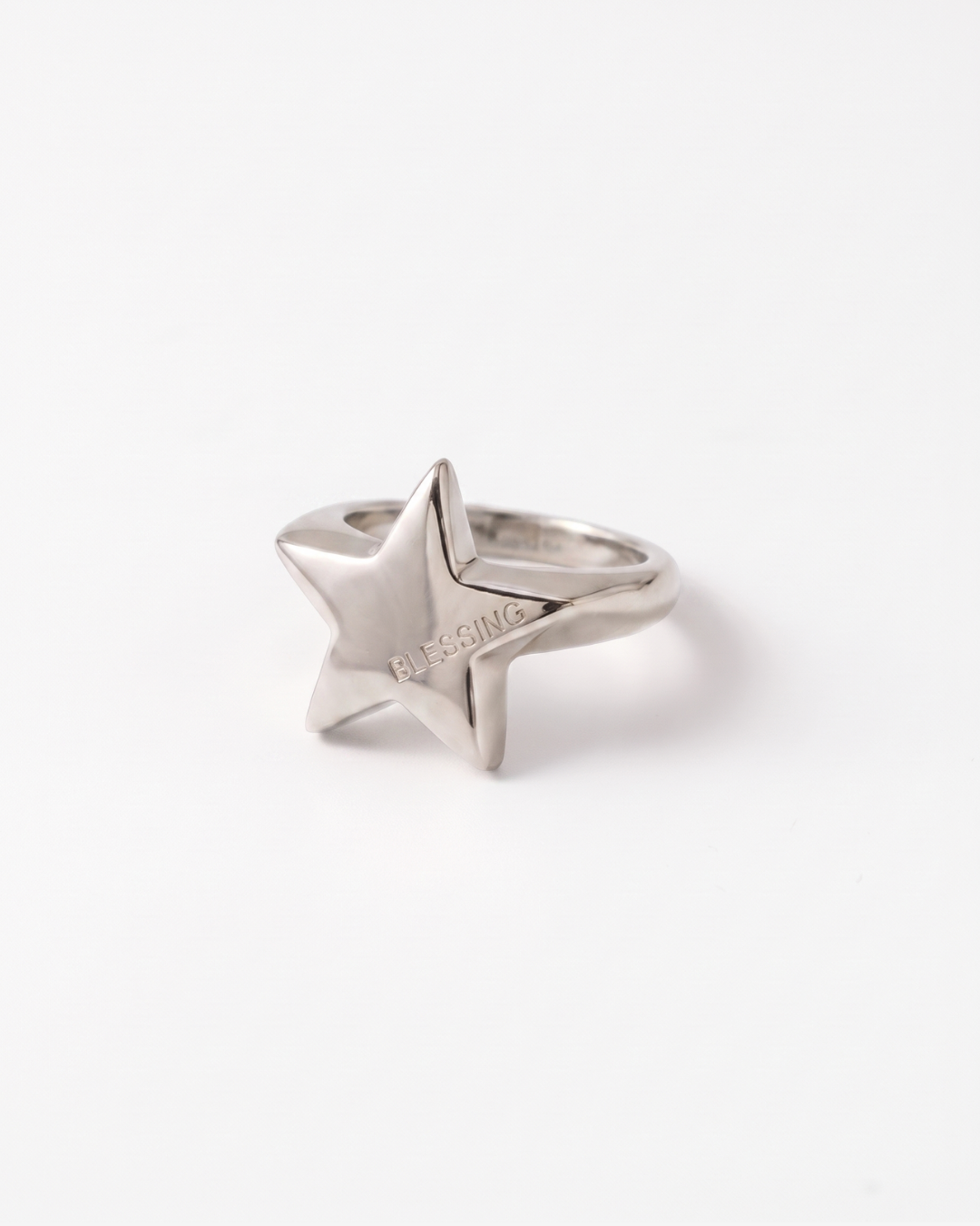 Blessing - Chunky star ring - Stainless steel