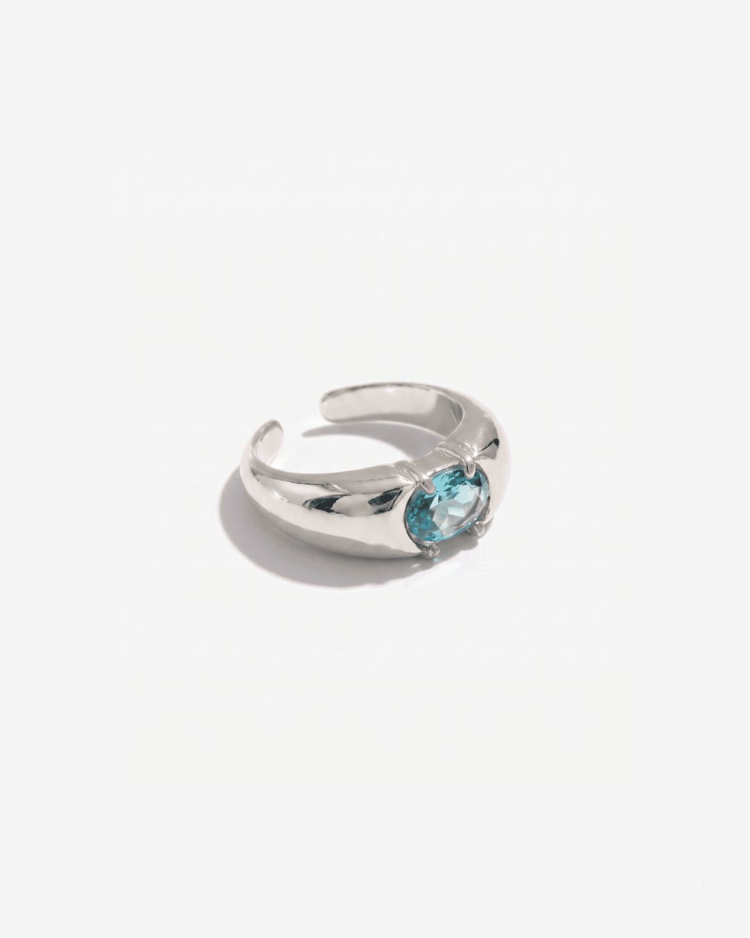 Ada - Stone ring - Stainless steel - Opulaire - WATERPROOF jewelry - Adjustable -