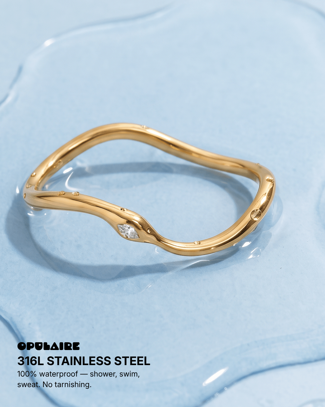Adina bracelet - Opulaire - WATERPROOF jewelry - 