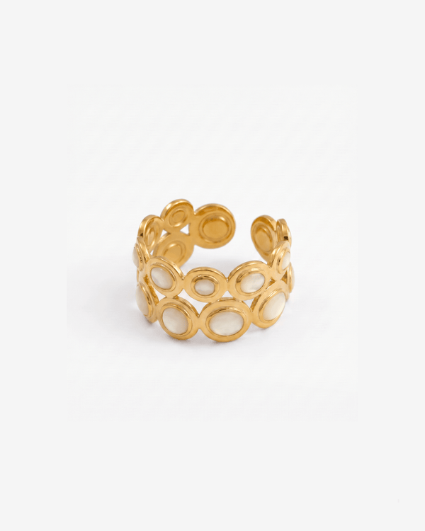 Alara - Adjustable ring - Stainless steel - Opulaire - WATERPROOF jewelry - Adjustable -
