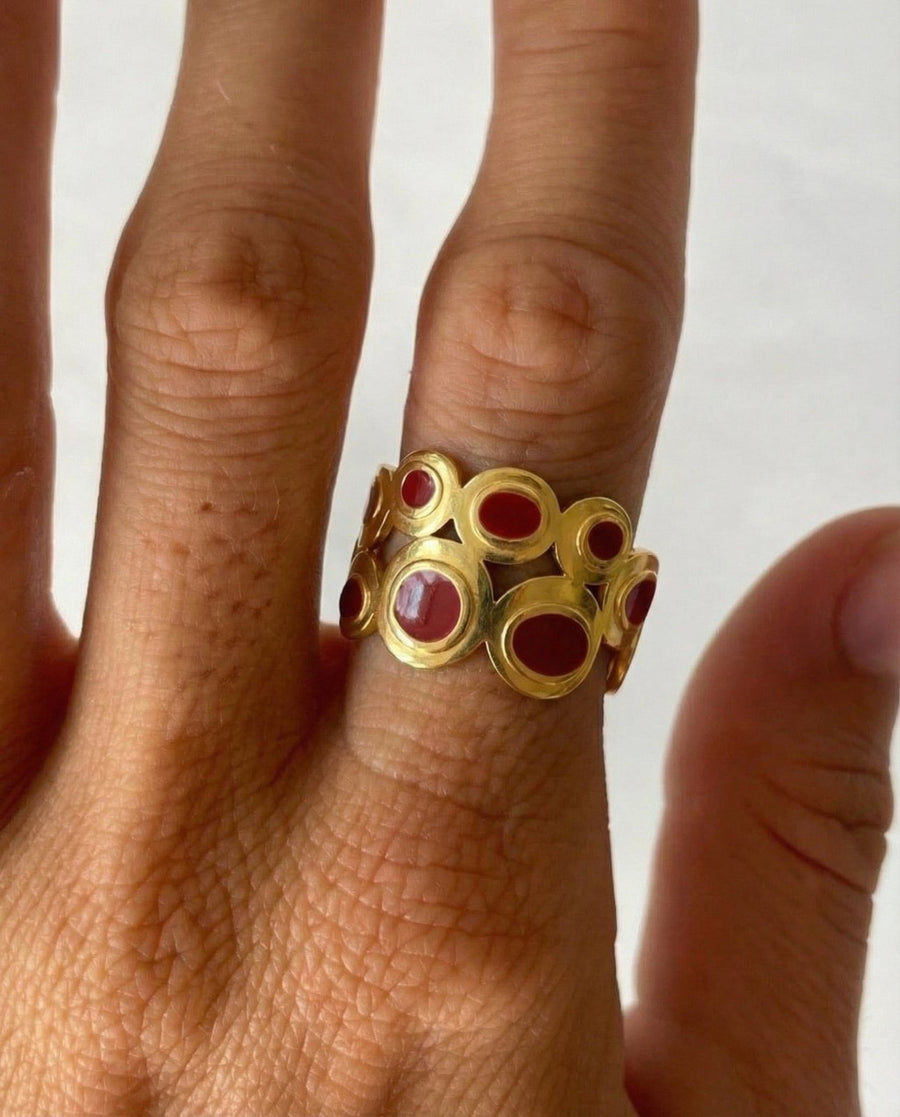 Alara - Adjustable ring - Stainless steel