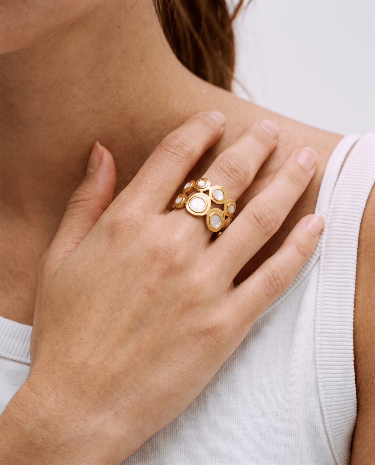 Alara ring - Opulaire - WATERPROOF jewelry - Adjustable -