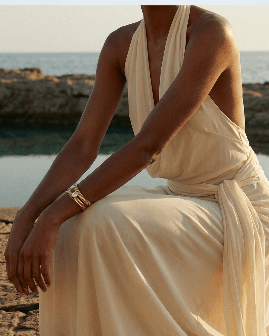 Alia - Cuff bracelet - Stainless steel