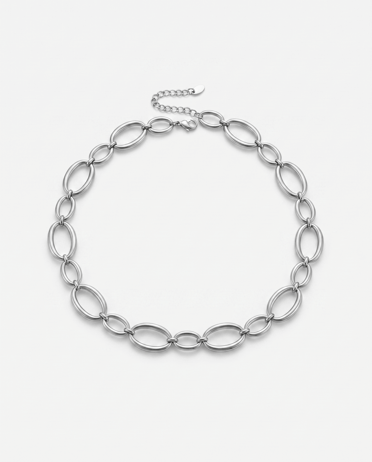 Aluna - Chunky chain necklace - Stainless steel - Opulaire - WATERPROOF jewelry - 