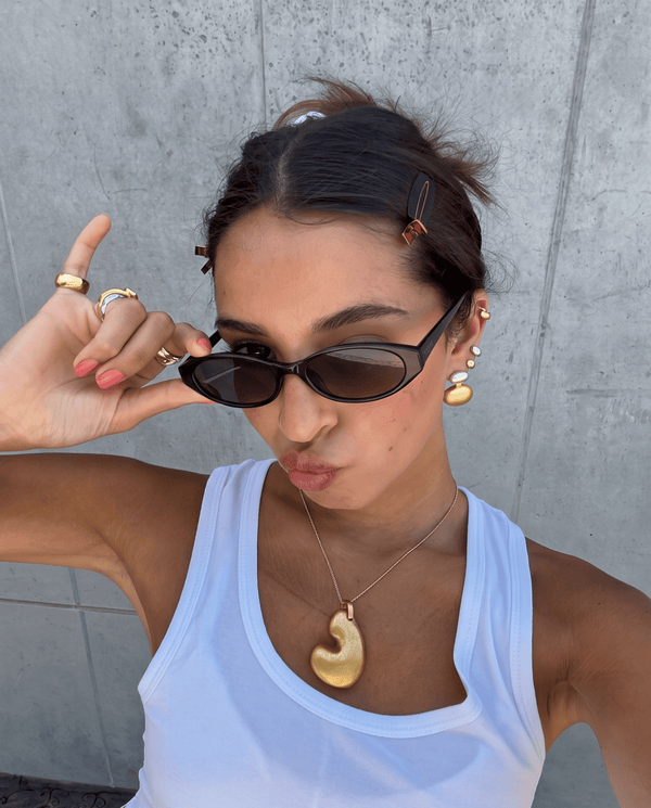 Amber earrings - Opulaire - WATERPROOF jewelry - 