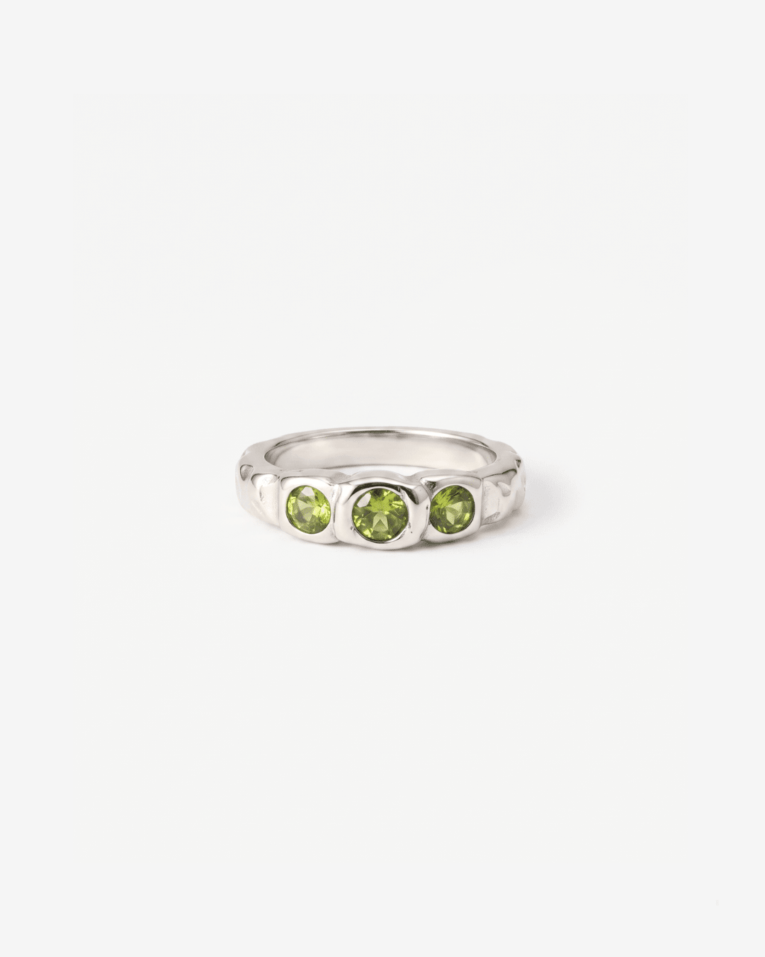 Amélie - Green stone ring - Stainless steel - Opulaire - WATERPROOF jewelry - EU 52 -