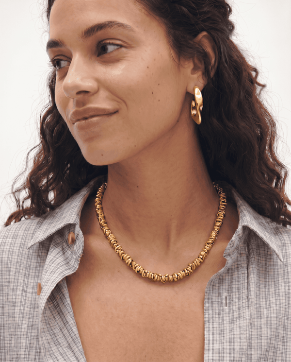Bea - Dainty link necklace - Stainless steel - Opulaire - WATERPROOF jewelry - 