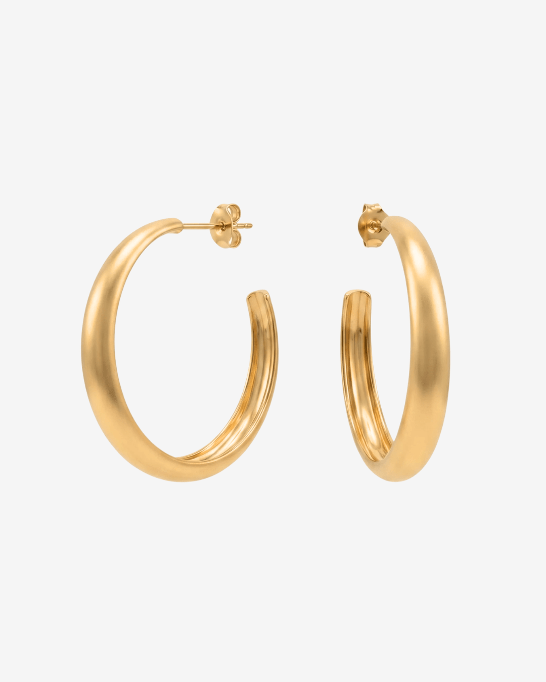 Big hoop earrings small - Opulaire - WATERPROOF jewelry - 