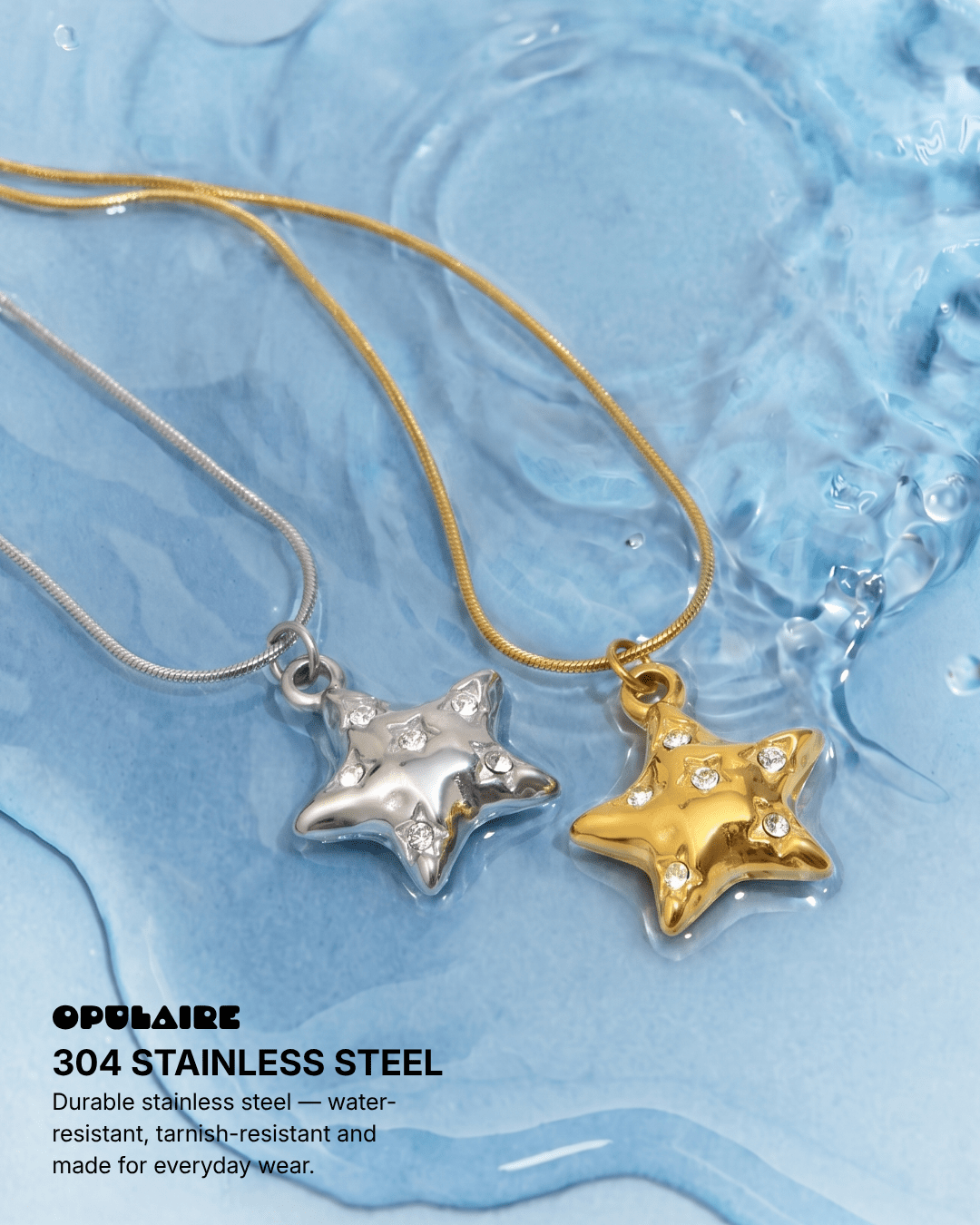 Carys necklace - Opulaire - WATERPROOF jewelry - 