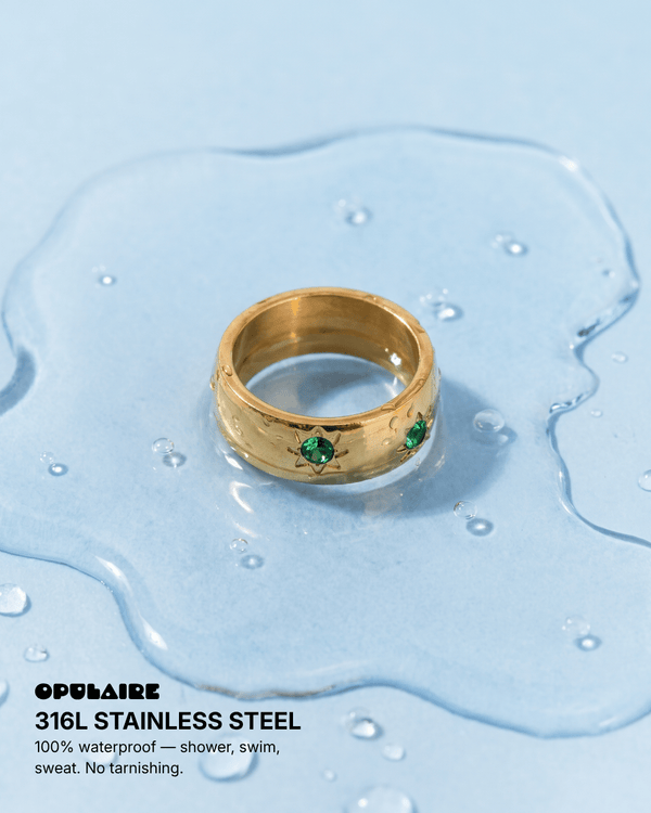 Charlotte ring - Opulaire - WATERPROOF jewelry - EU 52 -
