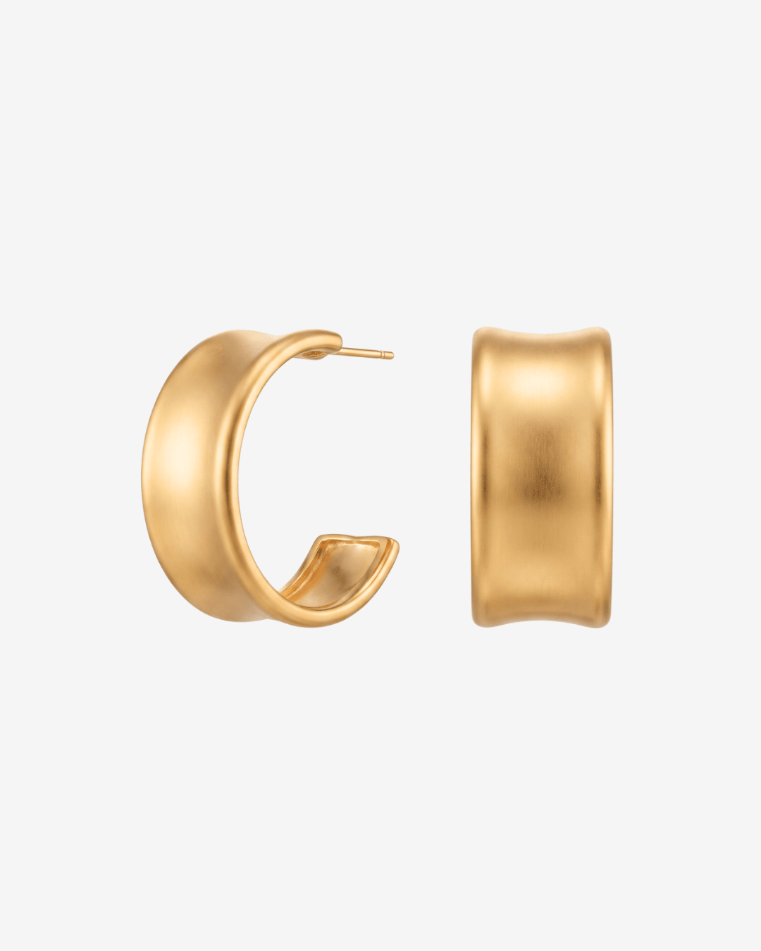 Chunky hoop earrings - Opulaire - WATERPROOF jewelry - 