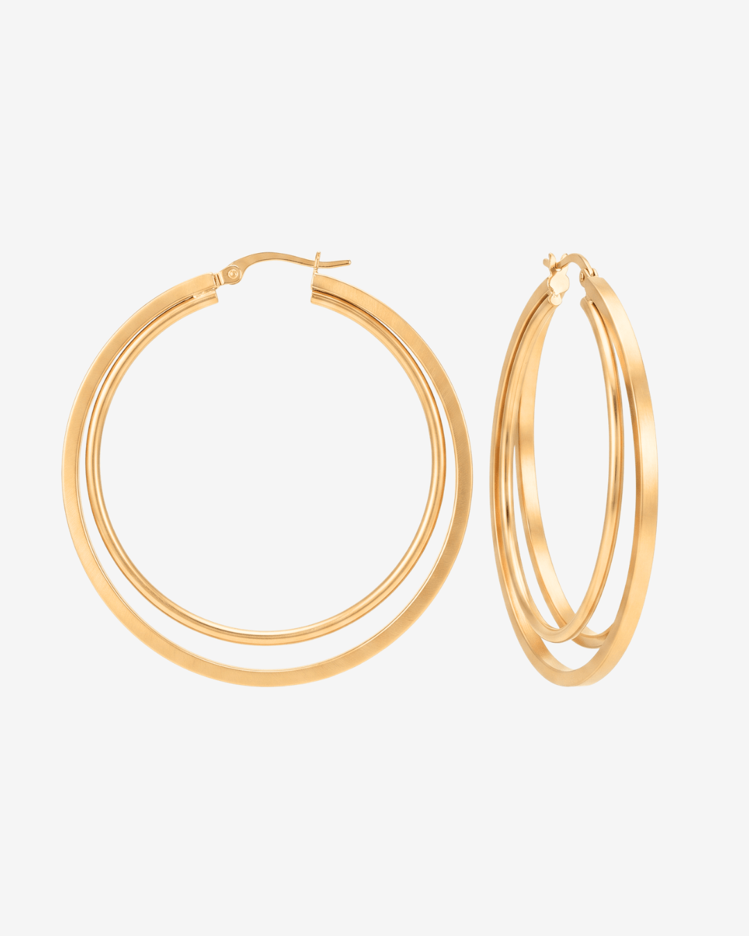 Double hoop earrings - Opulaire - WATERPROOF jewelry - 