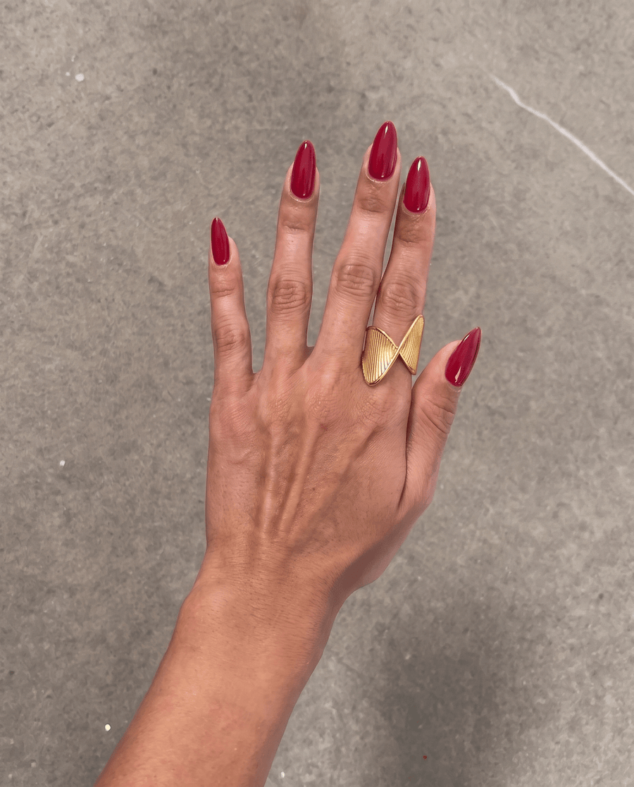Else - Twisted ring - Stainless steel