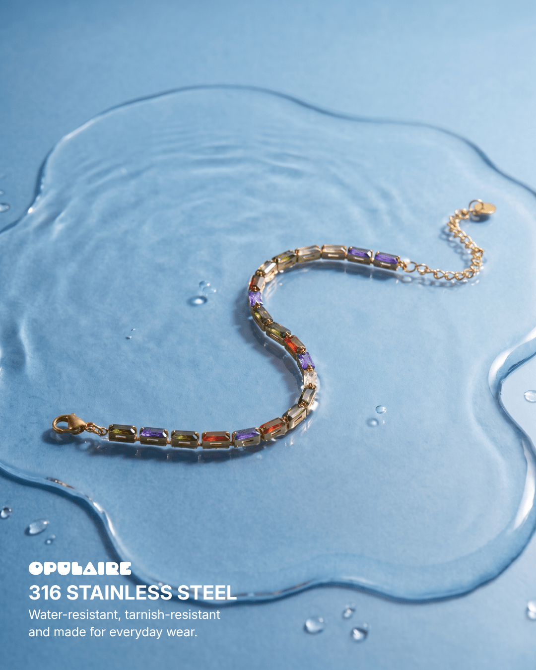 Faro bracelet - Opulaire - WATERPROOF jewelry - 