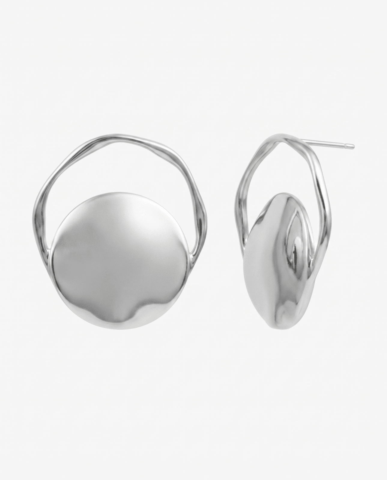 Franky earrings - Opulaire - WATERPROOF jewelry - Silver -