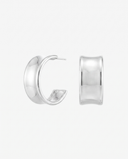 Chunky hoop earrings