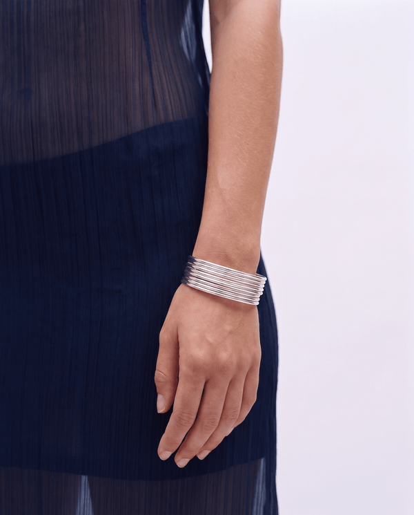 Hydi - Stackable bangle set bracelets - Stainless steel - Opulaire - WATERPROOF jewelry - 