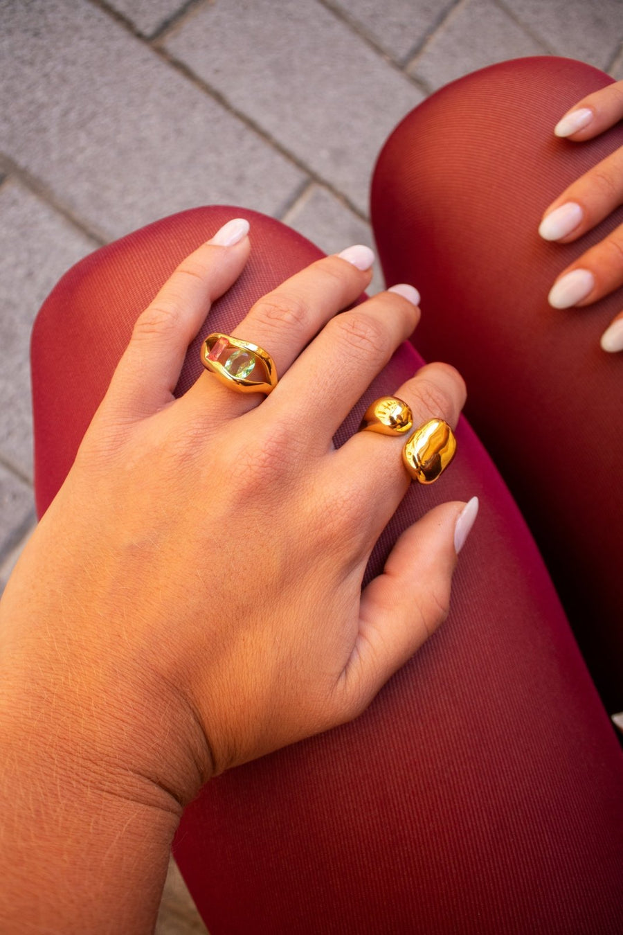 Julep - Toi et moi ring - Stainless steel