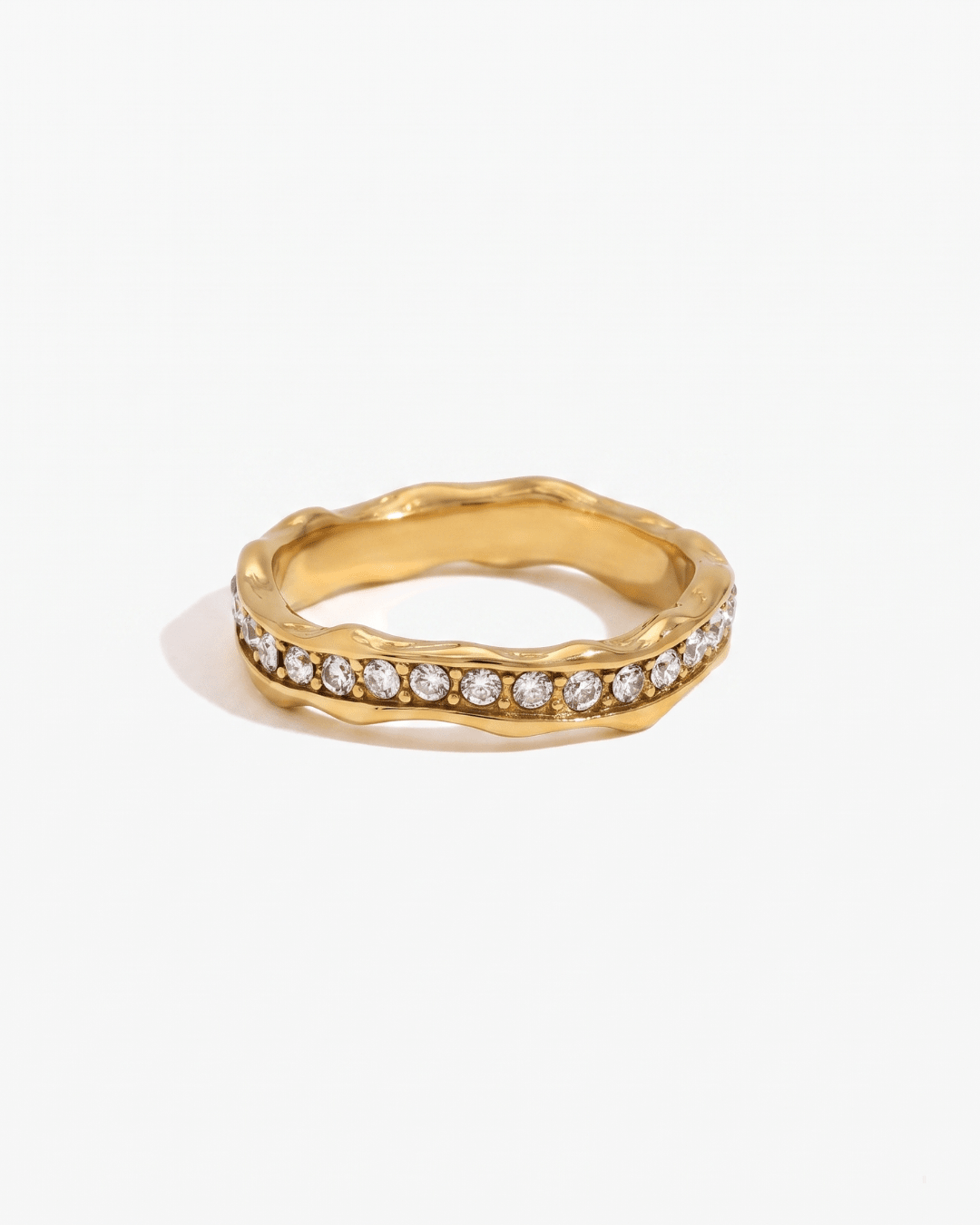 Livia ring - Opulaire - WATERPROOF jewelry - Gold - EU 52