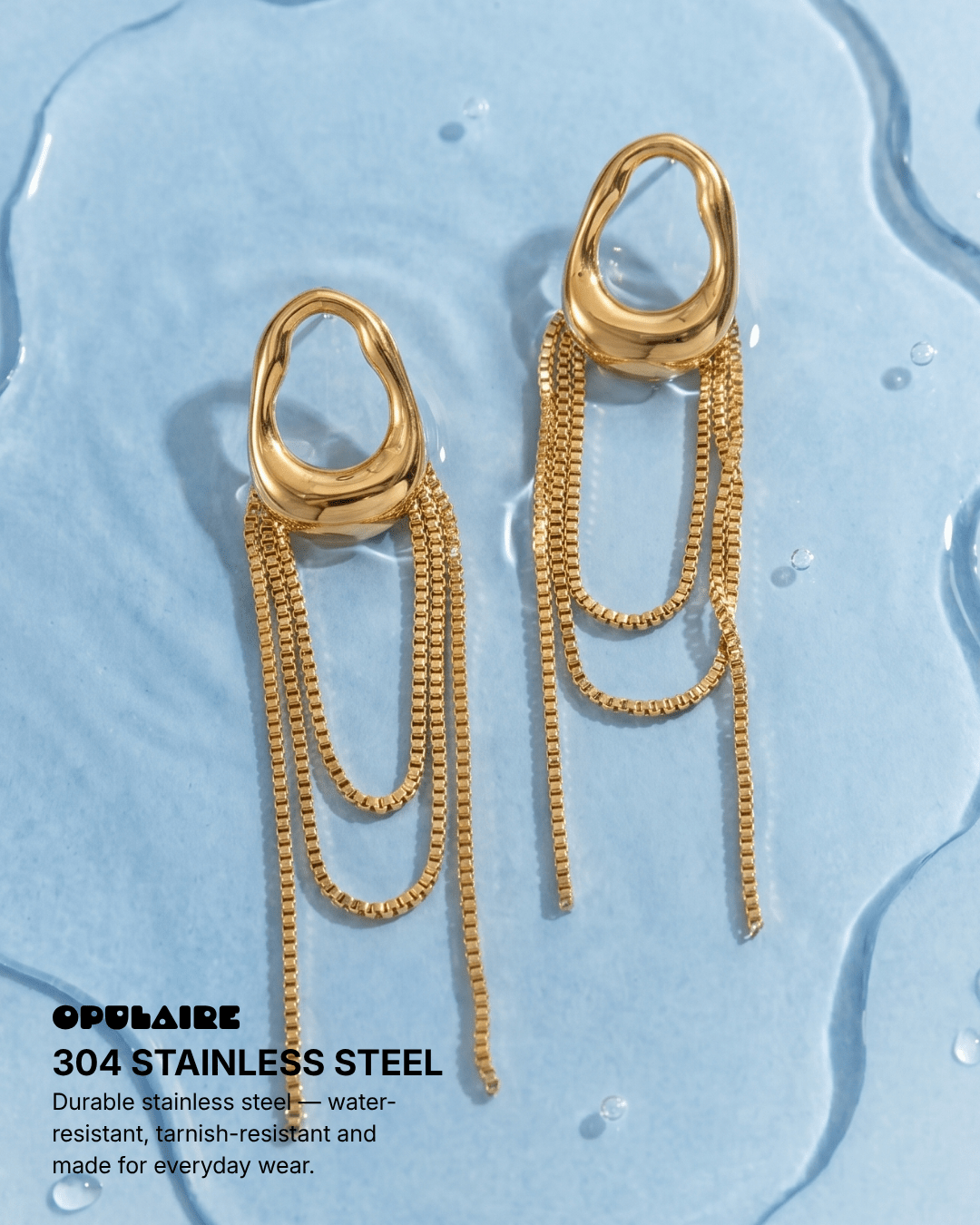 Maei earrings - Opulaire - WATERPROOF jewelry - 