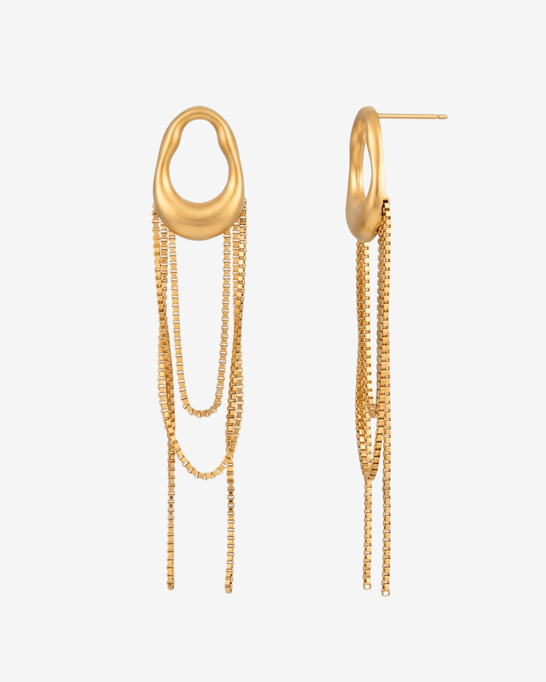 Maei earrings - Opulaire - WATERPROOF jewelry - Gold -