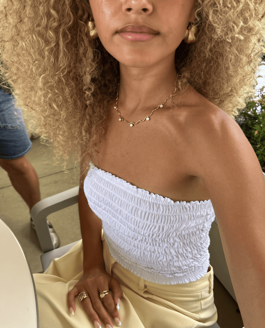 Nova - Dainty snake chain necklace - Stainless steel
