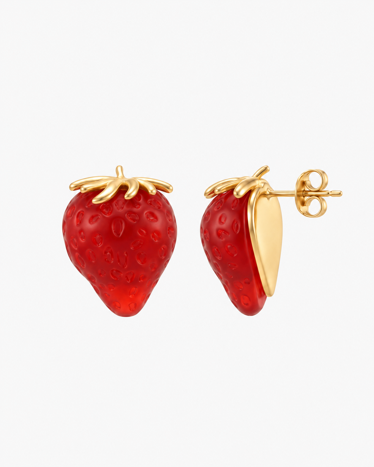 Strawberry earrings