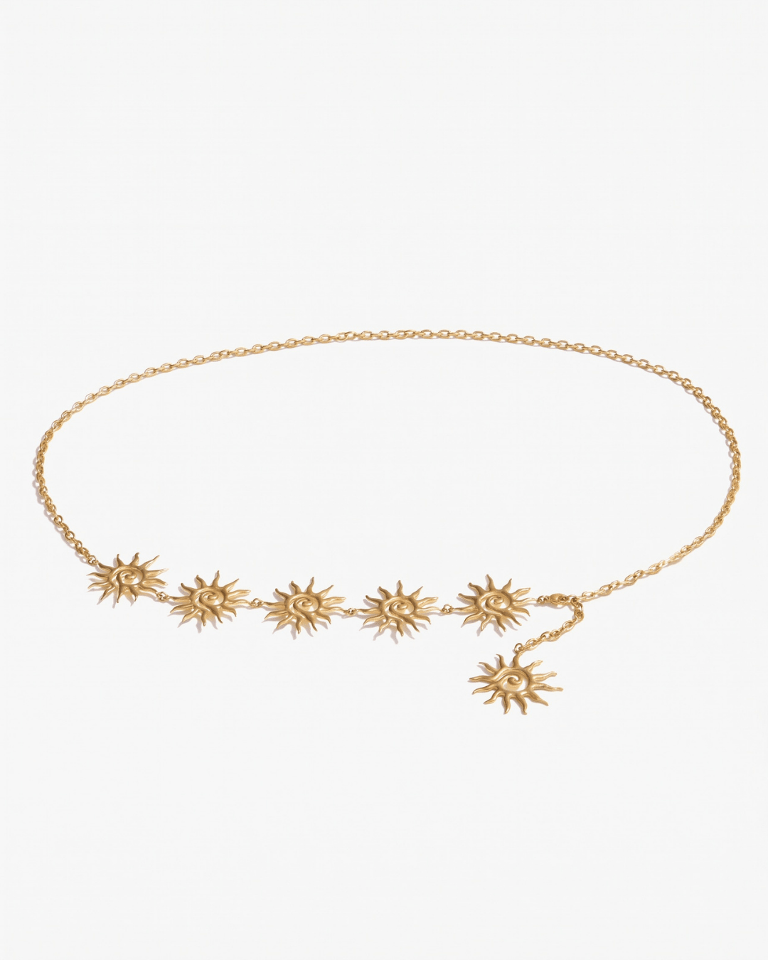 Sunny belly chain - Opulaire - WATERPROOF jewelry - Gold -