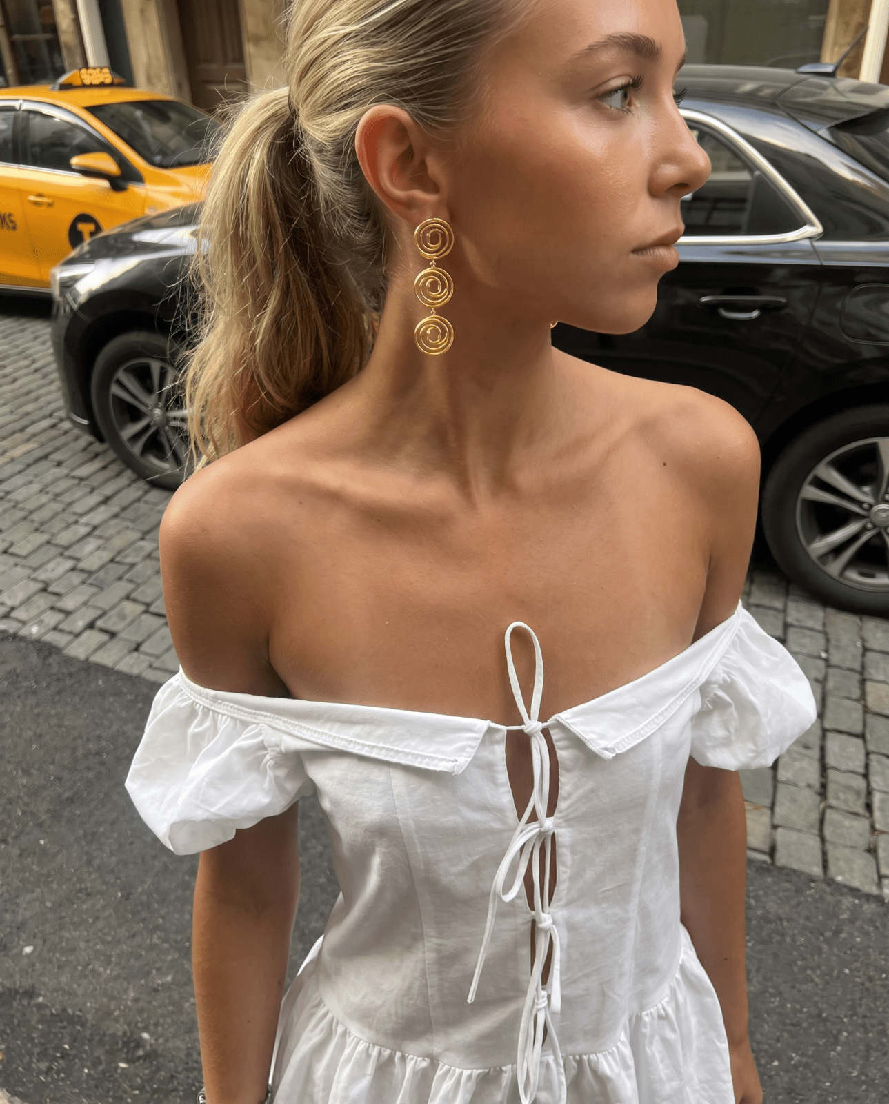 Twirl earrings - Opulaire - WATERPROOF jewelry - 