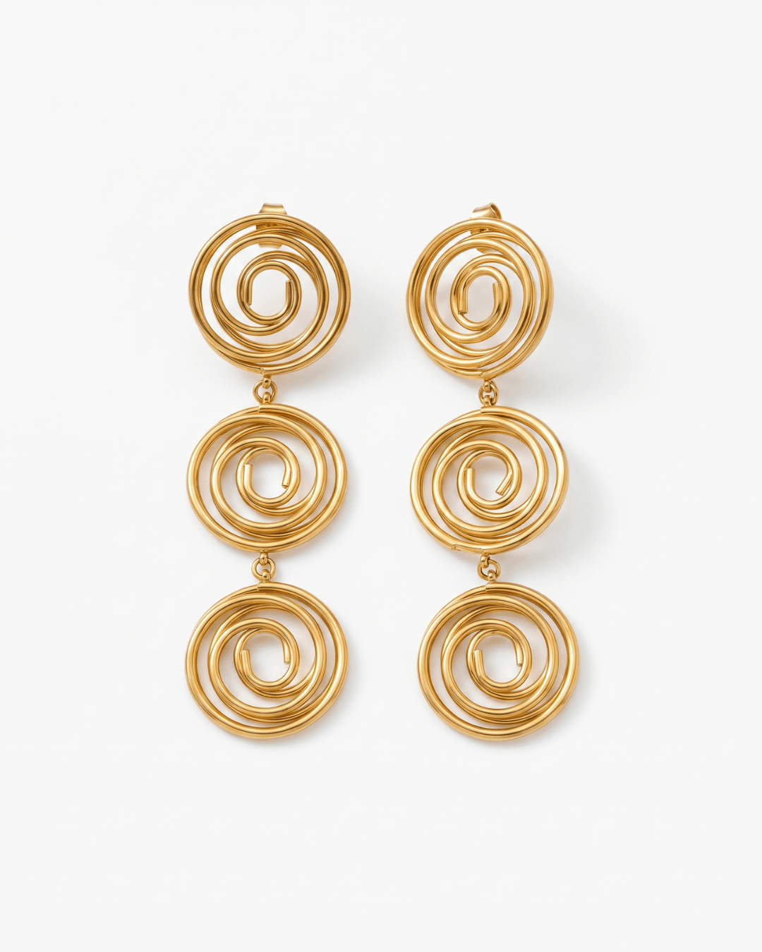 Twirl earrings - Opulaire - WATERPROOF jewelry - 