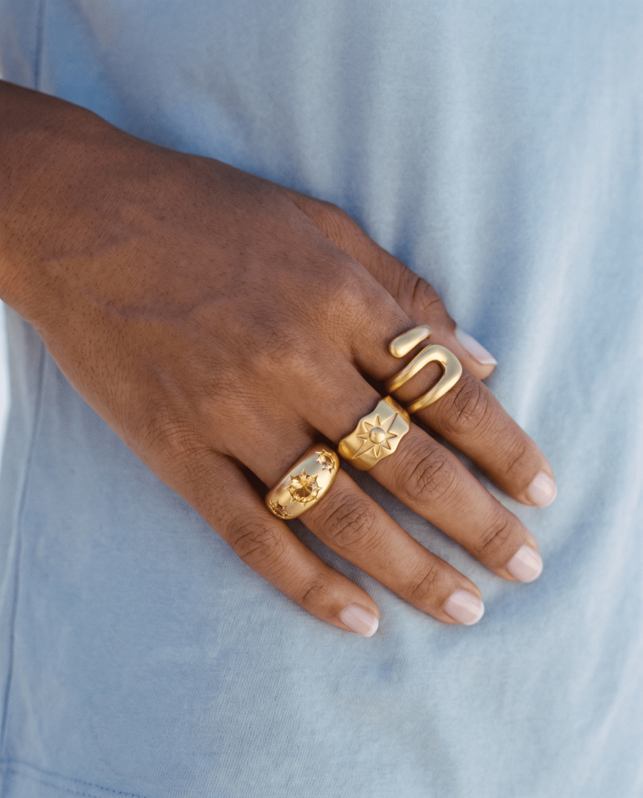 Viana ring - Opulaire - WATERPROOF jewelry - Adjustable -