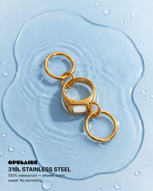 Vivian ring - Opulaire - WATERPROOF jewelry - EU 52 -