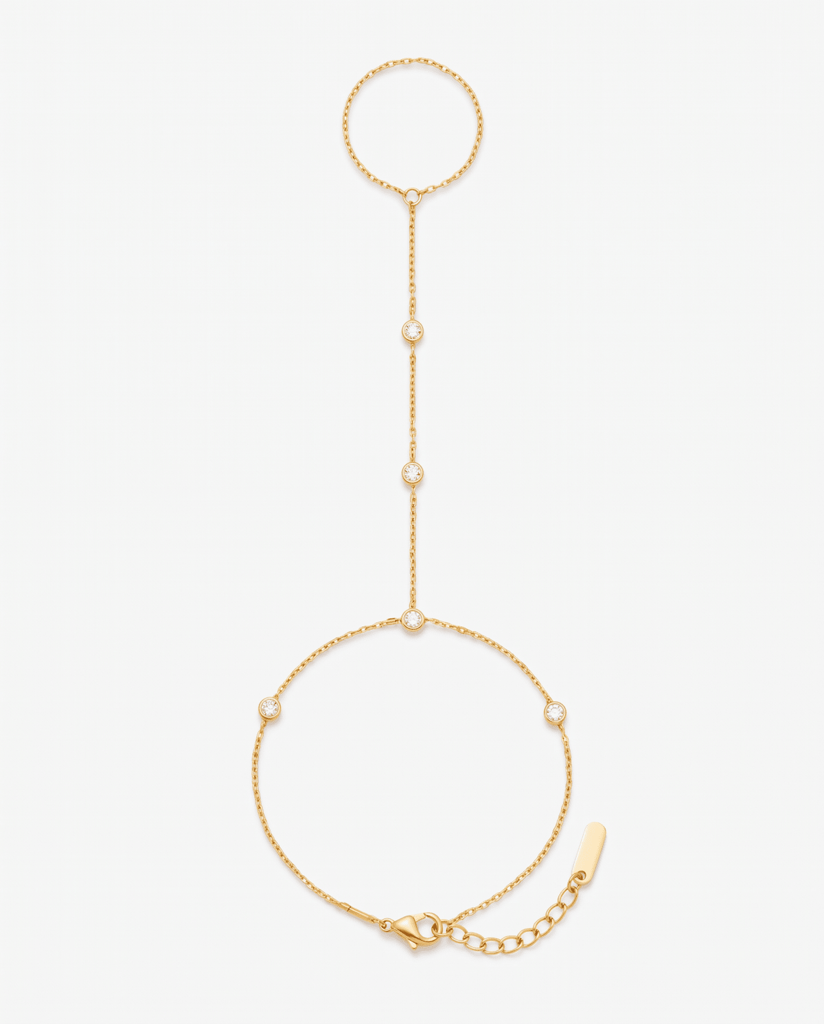 Yael hand chain - Opulaire - WATERPROOF jewelry - 